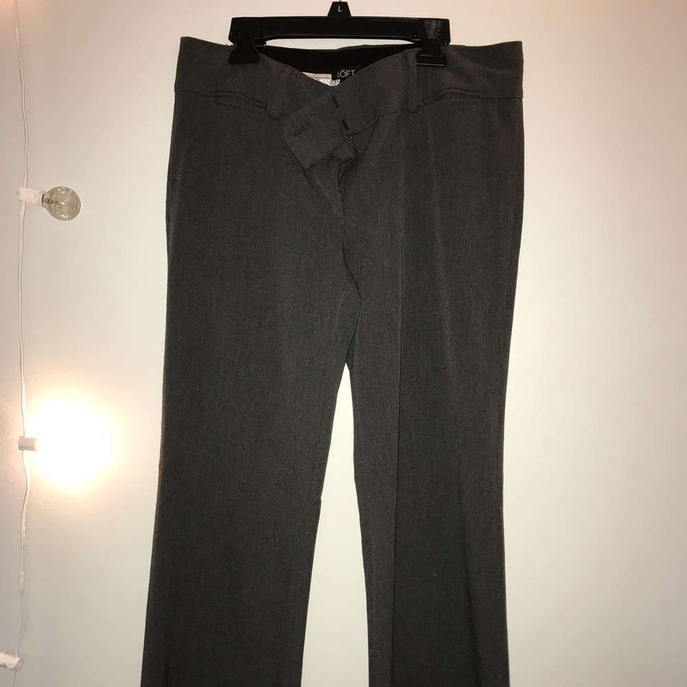 Ann Taylor loft gray dress pants